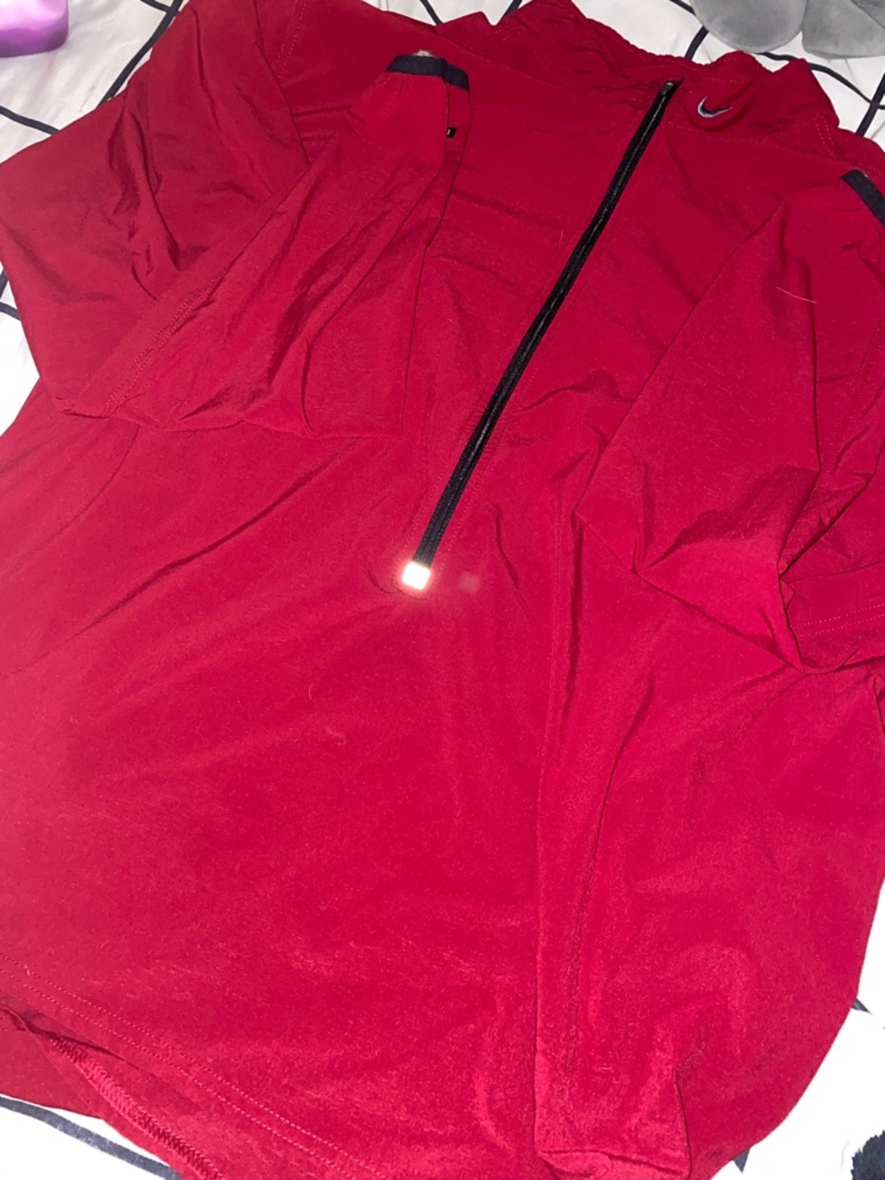 Nike Red Half-Zip Jacket